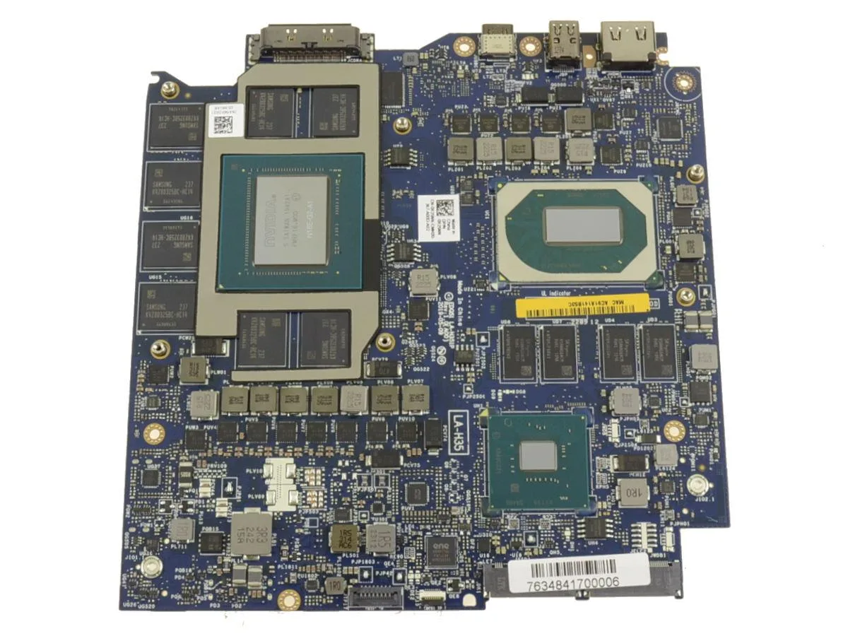 DELL DELL Alienware m15 R2 m17 R2 Motherboard X25NN i9-9880H 16GB DDR4 RTX 2070 — photo du produit