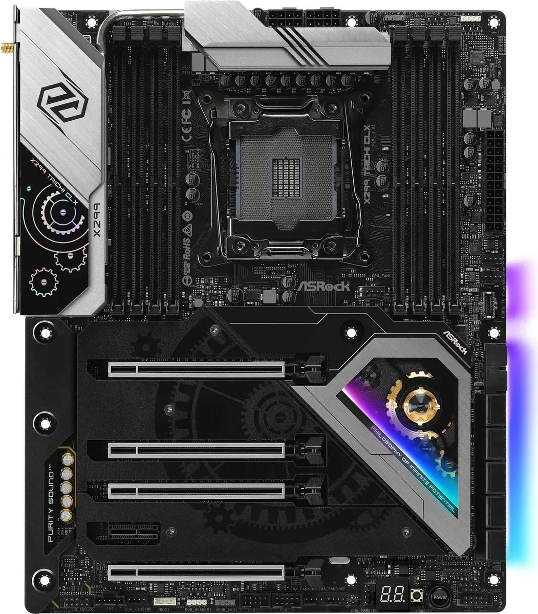 ASRock ASRock X299 Taichi CLX LGA 2066 Intel Motherboard — product photo