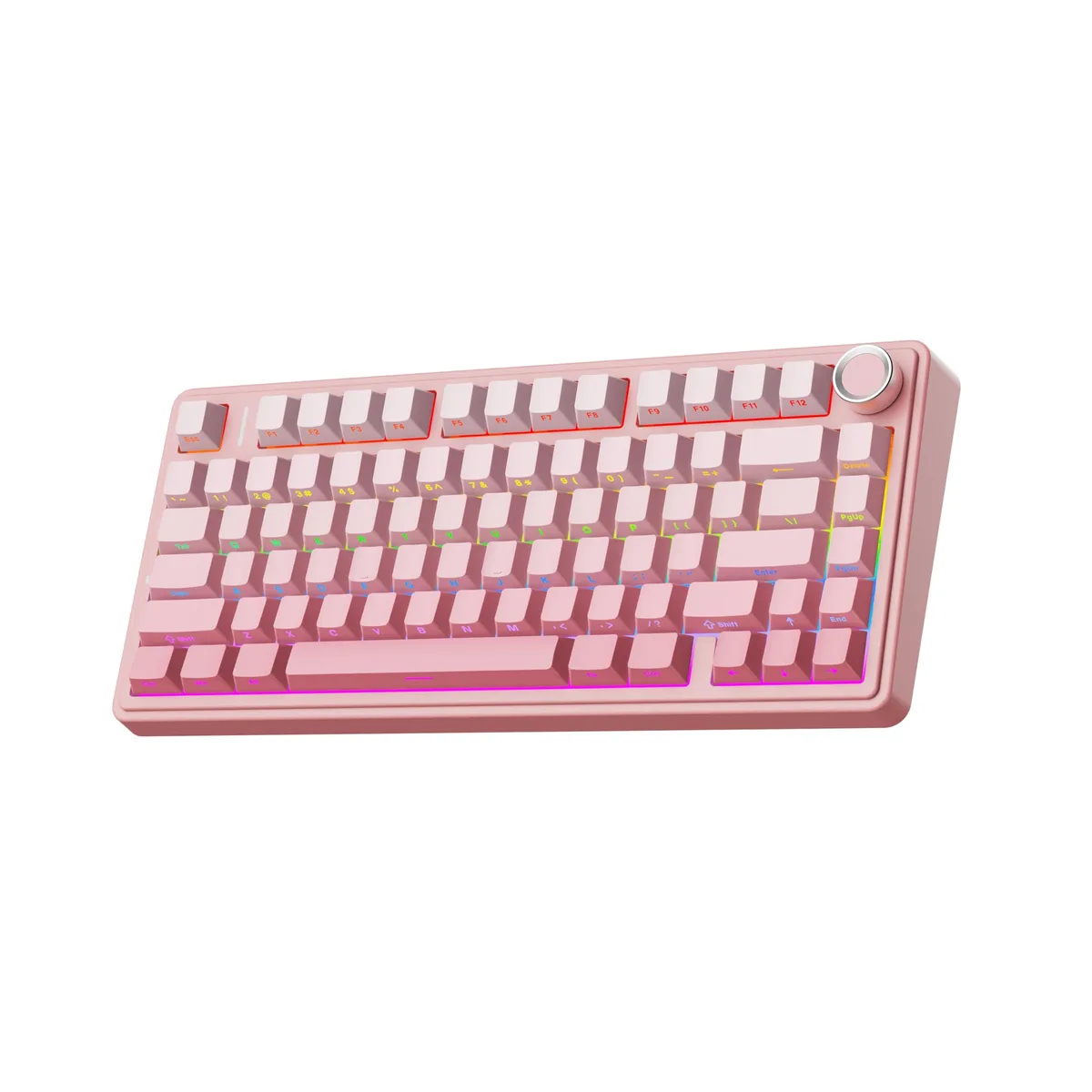 Epomaker Epomaker F75 75% Wireless Gaming Keyboard Pink — photo du produit