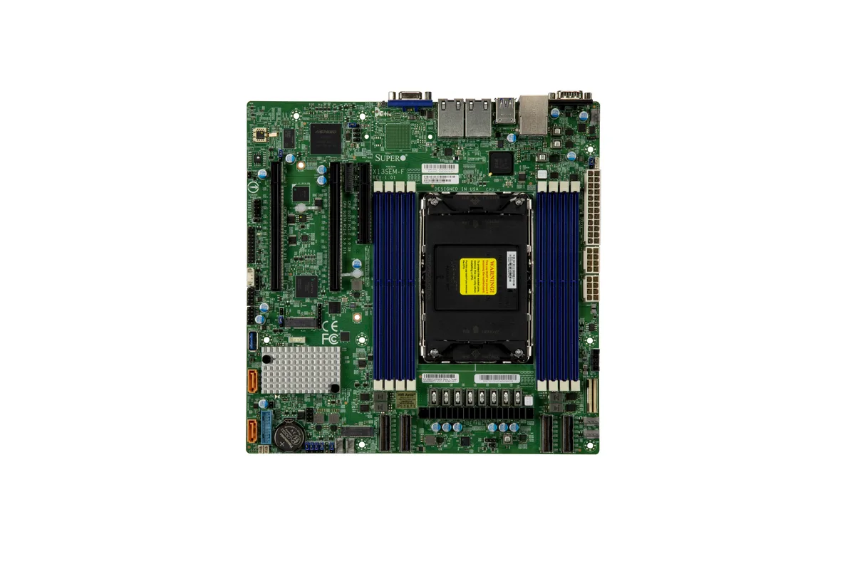 Supermicro Supermicro MBD-X13SEM-F-O server motherboard, LGA 4677, 8 DDR5 slots — foto del prodotto