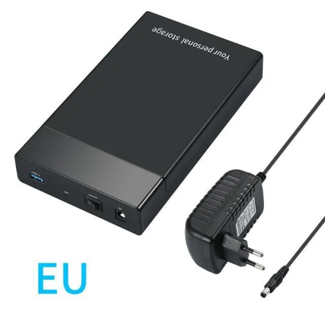 Hetai Tech Hetai Tech 3.5" SATA USB 3.0 drive enclosure EU plug — product photo