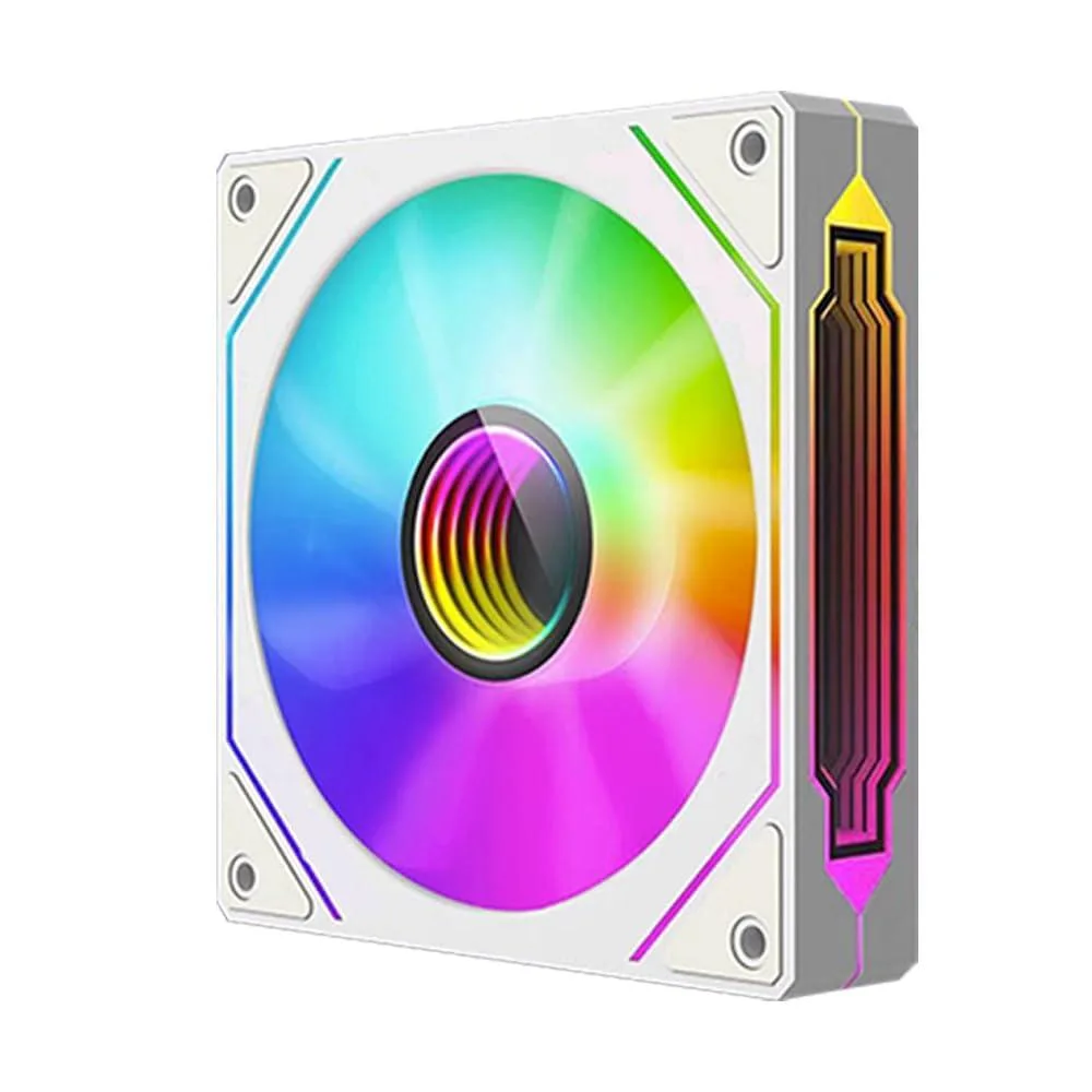Bailink Bailink 120mm ARGB Case Fan Infinity Mirror White — 제품 사진