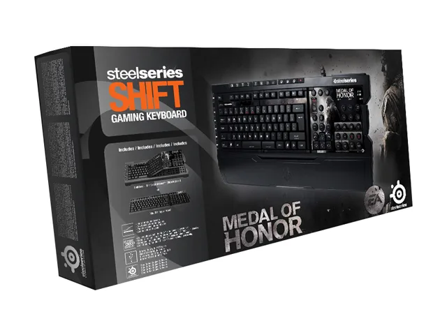 SteelSeries SteelSeries 64115 Shift Medal of Honor gaming keyboard — photo du produit