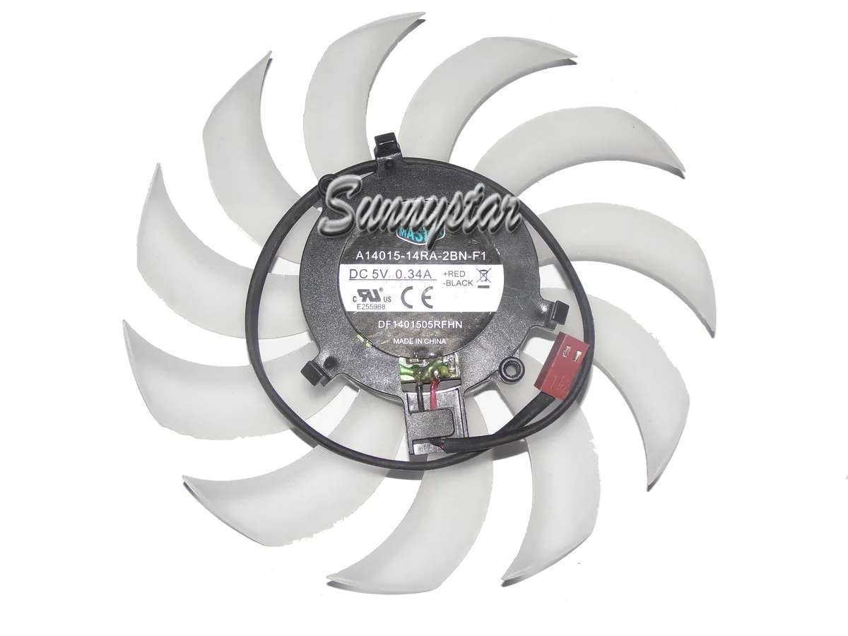 OEM Industries OEM Industries A14015-14RA-2BN-F1 DF1401505RFHN frameless cooling fan 5V 0.34A 2-wire — 商品写真