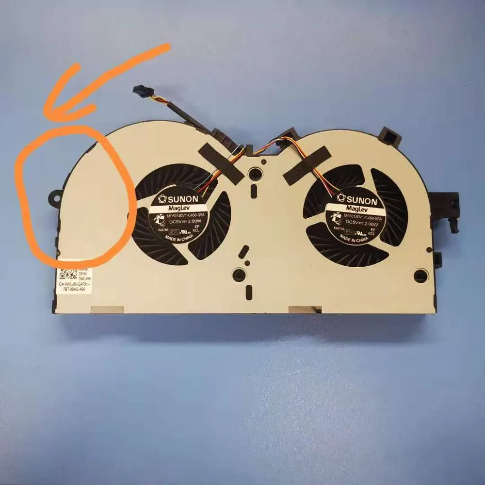 Laptop CPU GPU cooling fan for Lenovo IdeaPad Y520 R720 15IKBM SUNON EF75100V1-C020-S9A 81AL0000CD