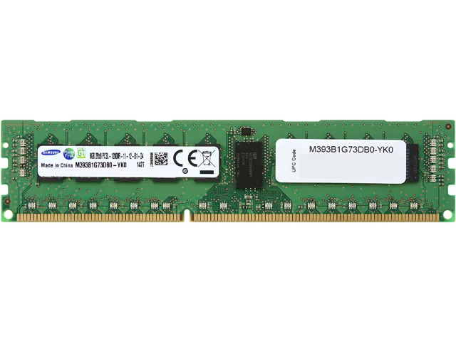 SAMSUNG SAMSUNG M393B1G73DB0-YK0 8GB DDR3 1600 ECC Registered server RAM — photo du produit