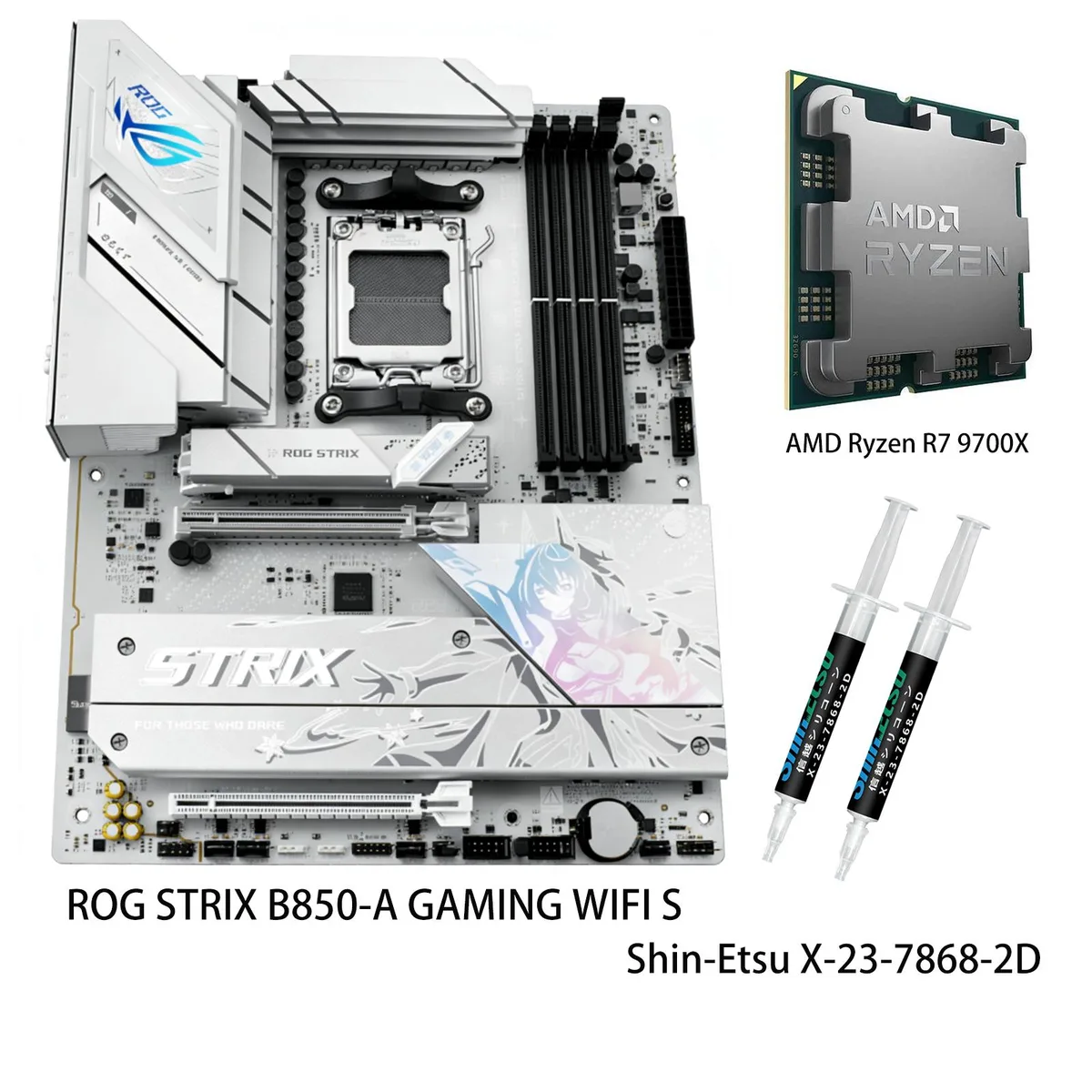 ASUS ASUS ROG STRIX B850-A GAMING WIFI S + Ryzen 7 9700X AMD motherboard CPU combo — zdjęcie produktu