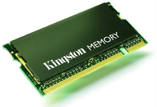 Green 200-pin DDR SO-DIMM module with black chips