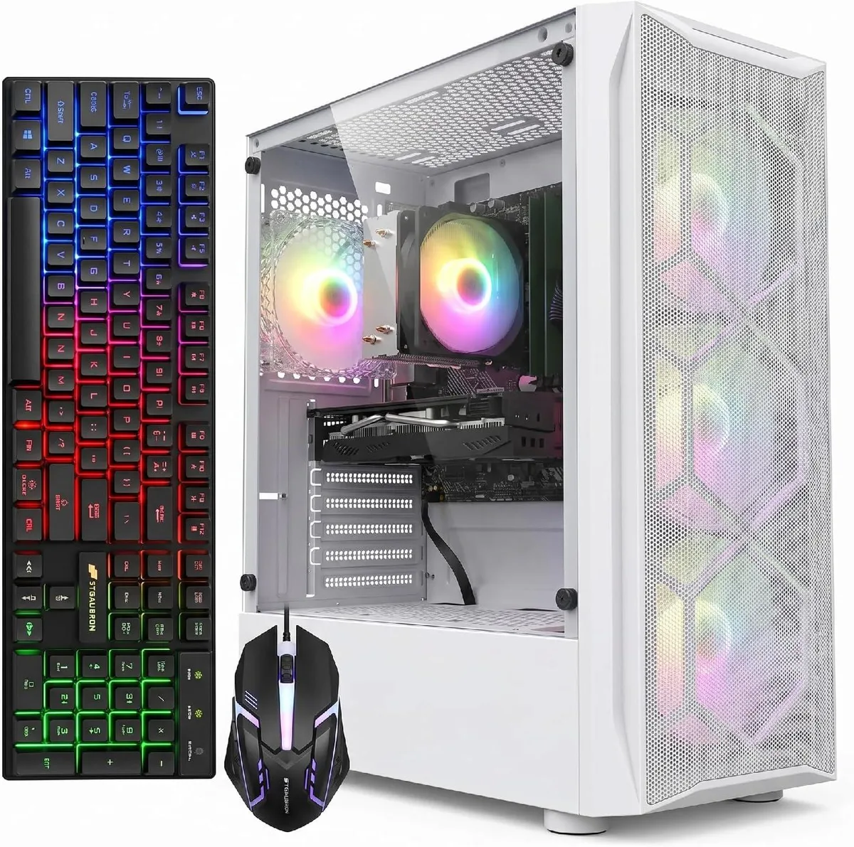 STGAubron STGAubron ABR0122 Gaming PC Intel Core i7 3.9GHz GTX 1070 8G 16GB 512GB WiFi 6 — fotografija proizvoda