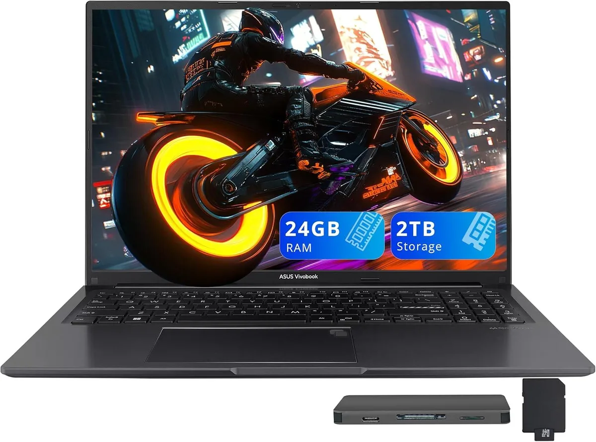 ASUS ASUS Vivobook 16" WUXGA i7-1355U 24GB 1TB+1TB Docking Set business laptop — صورة المنتج
