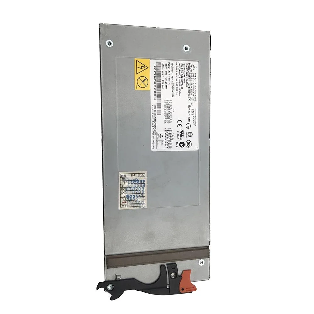 Rectangular silver metal ATX power supply unit