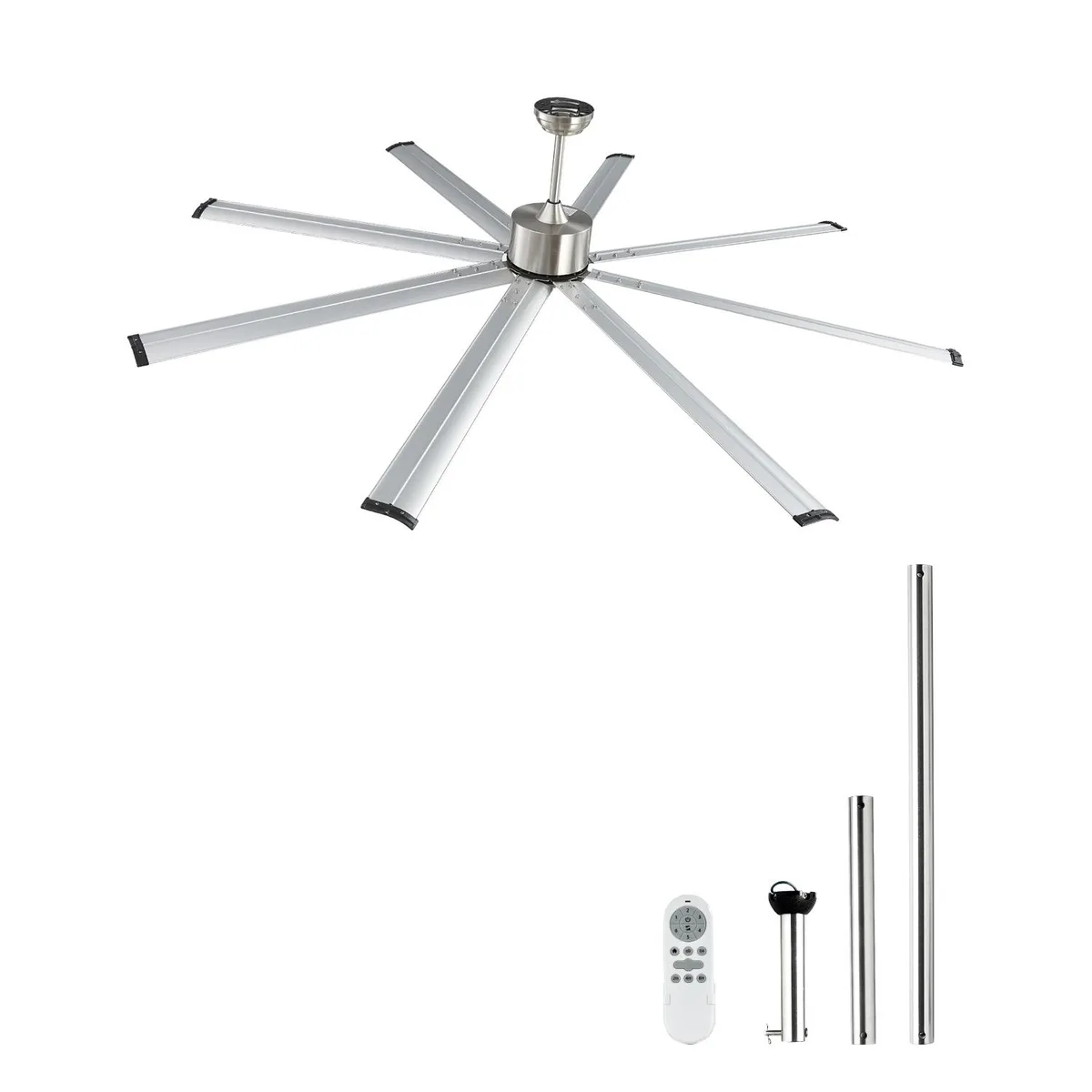 VEVOR VEVOR FR25049NL-84"BN 84 in Ceiling Fan 8-Blade Brushed Nickel — 제품 사진