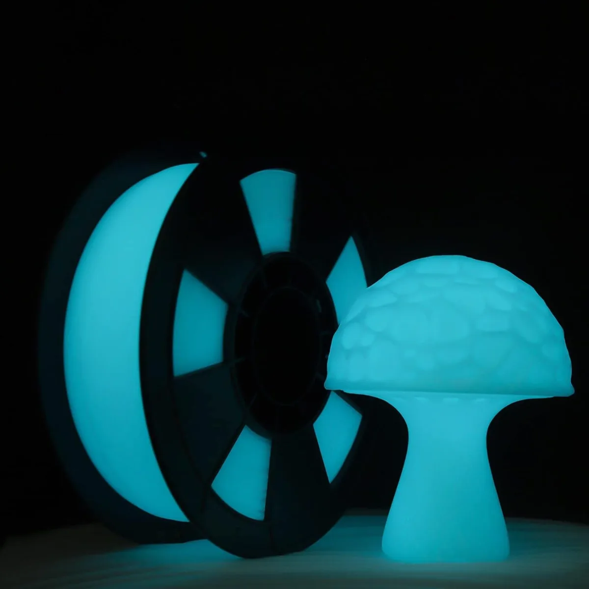 Ziro 3D Ziro 3D PLA Pro 1.75mm 1kg Glow Cyan 3D printer filament — 제품 사진