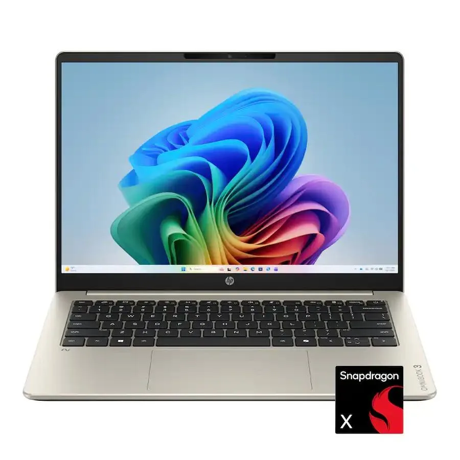 HP HP OmniBook 3 14 Snapdragon X X1-26-100 16GB 512GB Warm Gold laptop — photo du produit