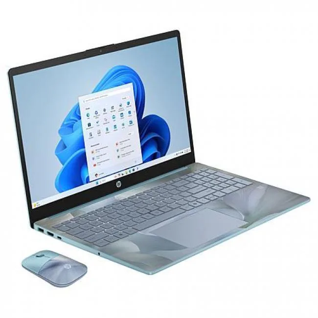 HP HP 15-fd0130ds 15.6" HD Intel N100 4GB 128GB UFS Spring Iridescence business laptop — product photo