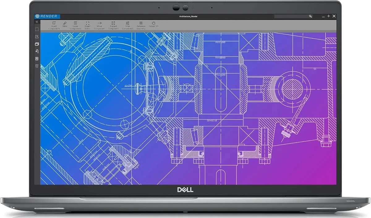 DELL DELL PRECISION 3570 laptop i7-1255U 16GB 256GB 15.5" FHD — photo du produit
