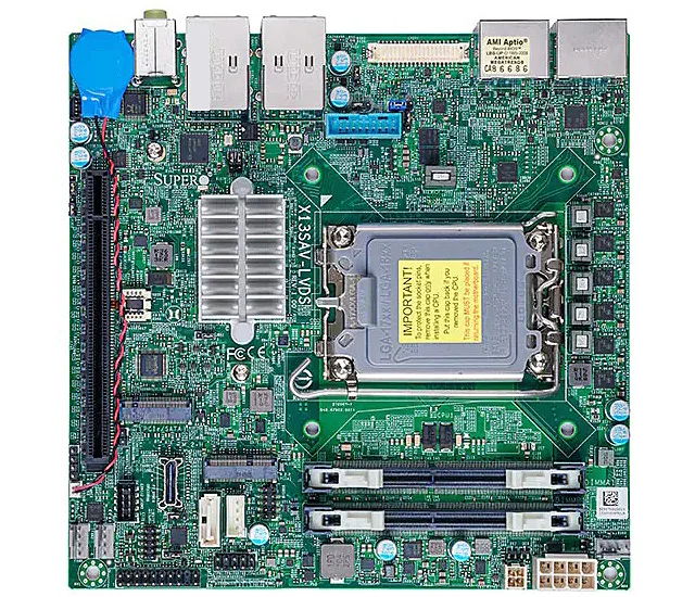 Supermicro Supermicro MBD-X13SAV-LVDS-O LGA 1700 Mini ITX server motherboard — ภาพสินค้า