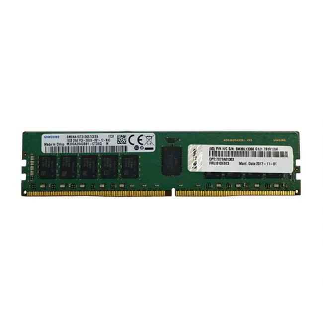 Green Lenovo ThinkSystem C527 16GB DDR5 5600 ECC UDIMM 288-pin DIMM