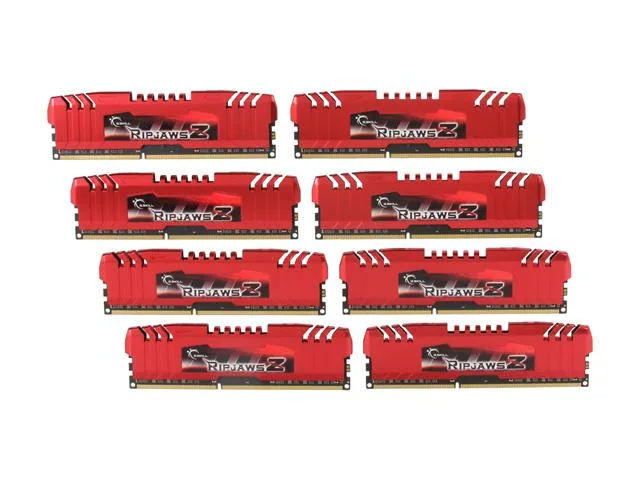 G.SKILL G.SKILL Ripjaws Z 32GB (8×4GB) DDR3-1600 CL9 desktop RAM F3-12800CL9Q2-32GBZL — product photo