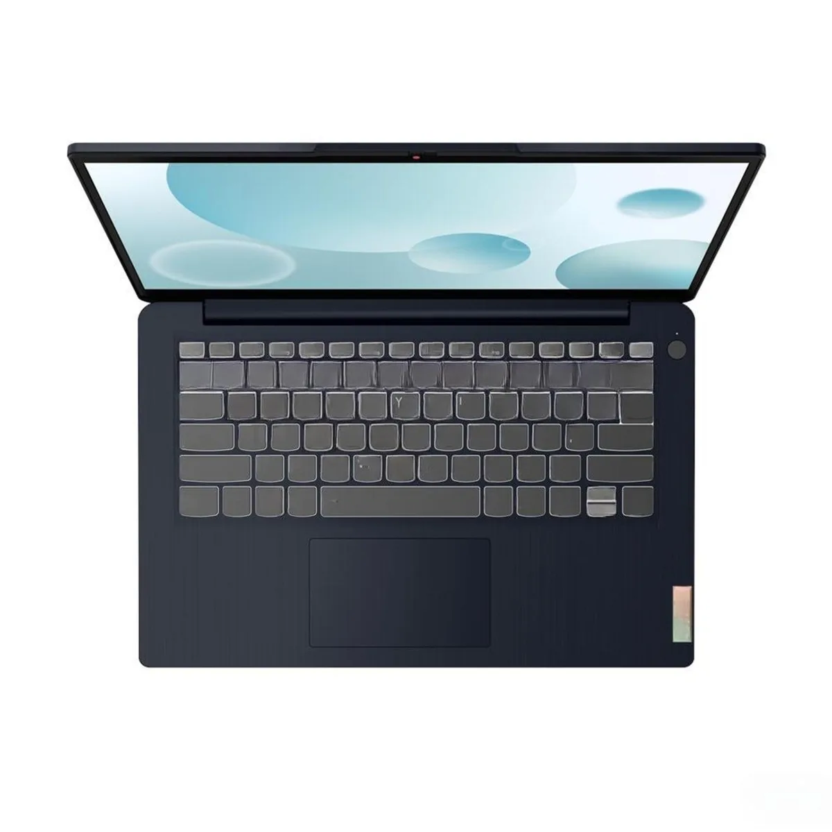 Silver 14 inch laptop closed lid smooth matte finish