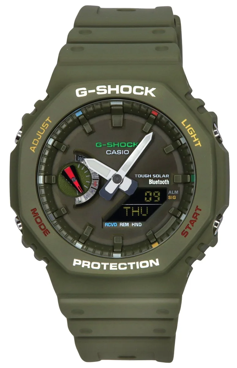 CASIO CASIO G-Shock GA-B2100FC-3A Green Dial Solar Watch 200m — product photo