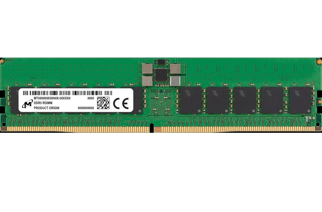 Micron Micron MTC20F2085S1RC48BA1R 32GB DDR4 4800 RDIMM server RAM — product photo