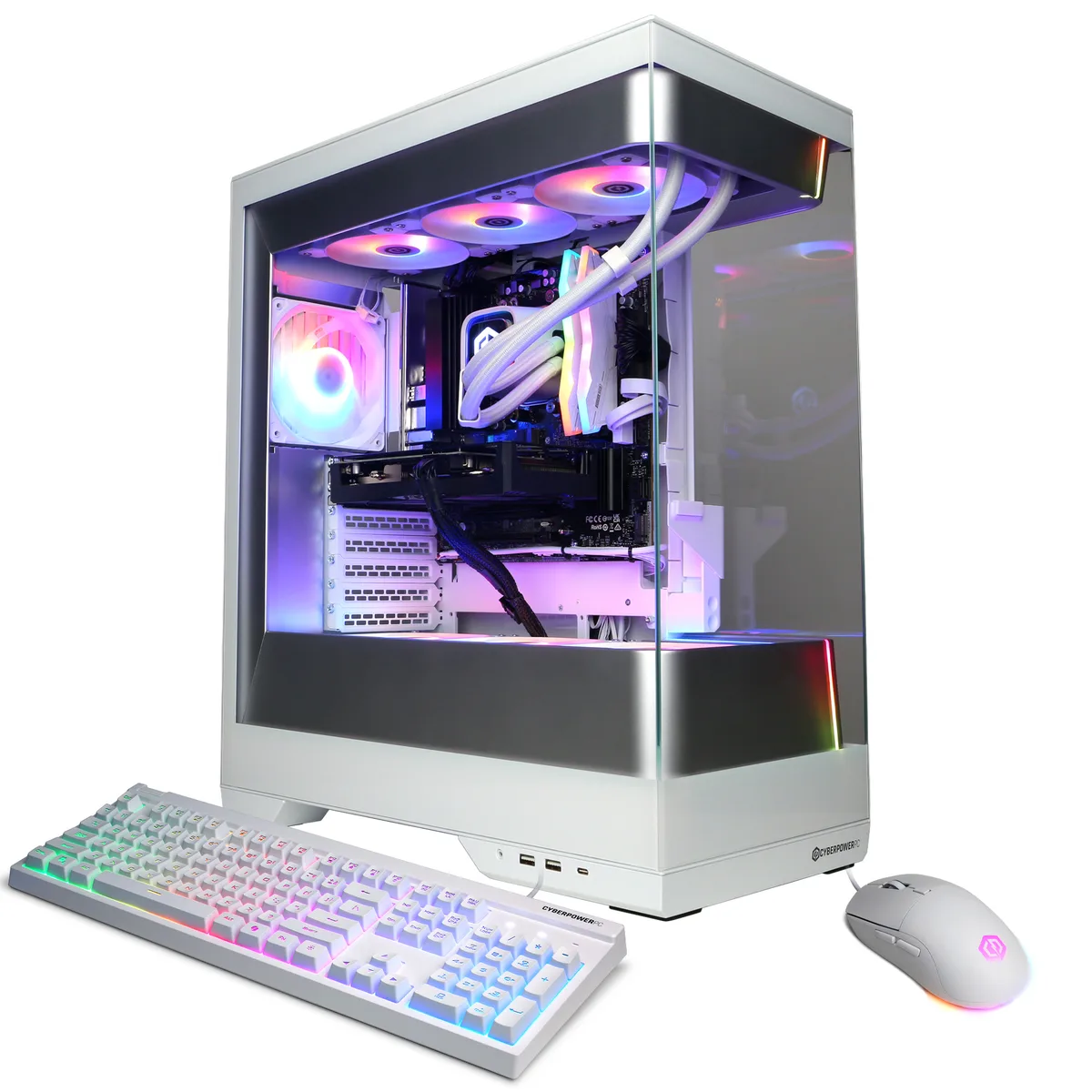 CyberpowerPC CyberpowerPC GML70850 gaming PC Ryzen 7 9800X3D 32GB DDR5 Radeon RX 9060 XT 16GB 2TB NVMe — product photo
