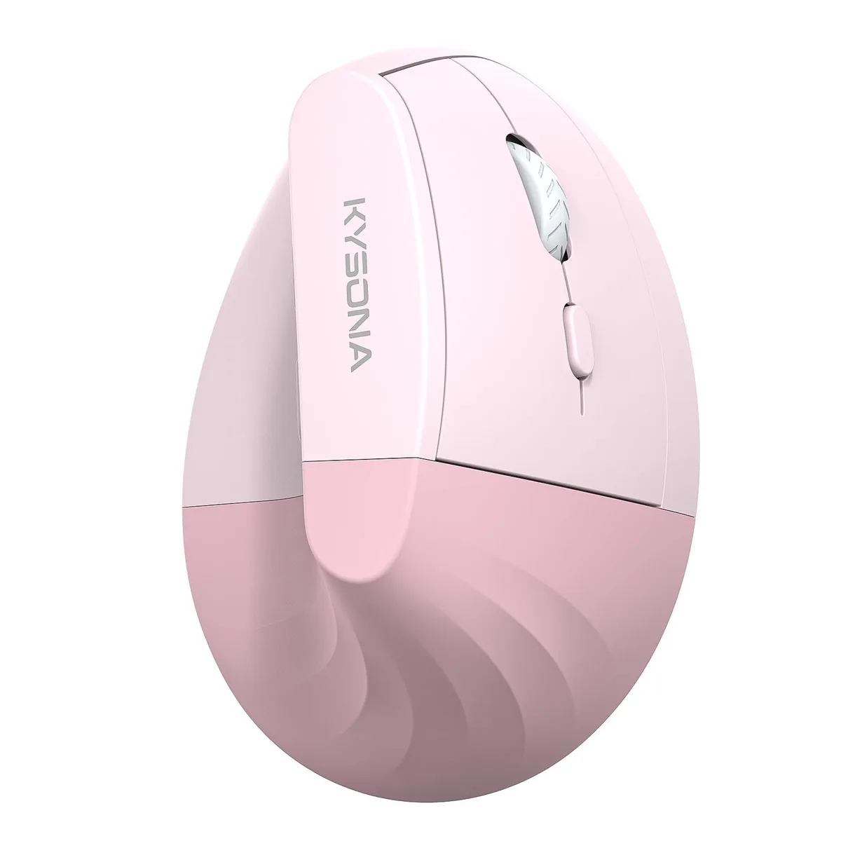 KYSONA EM18 Wireless Vertical Gaming Mouse Pink 57° 4000 DPI — ürün fotoğrafı