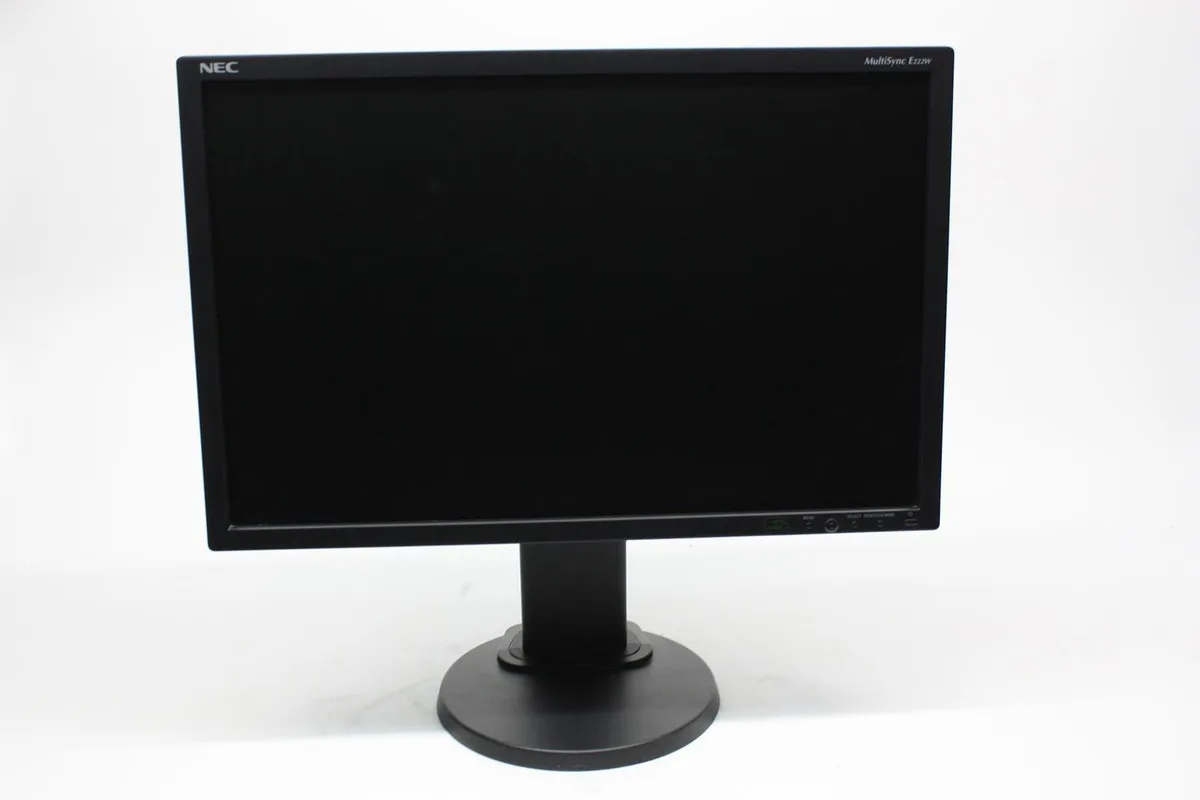 NEC Display Solutions NEC Display Solutions E222W-BK 22" monitor — Produktfoto