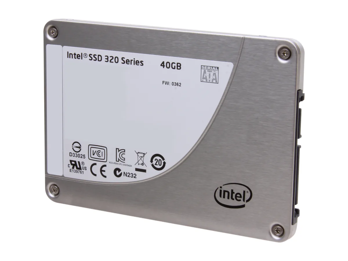 Intel Intel 320 Series 2.5" 40GB SATA Internal SSD SSDSA2BT040G301 — product photo