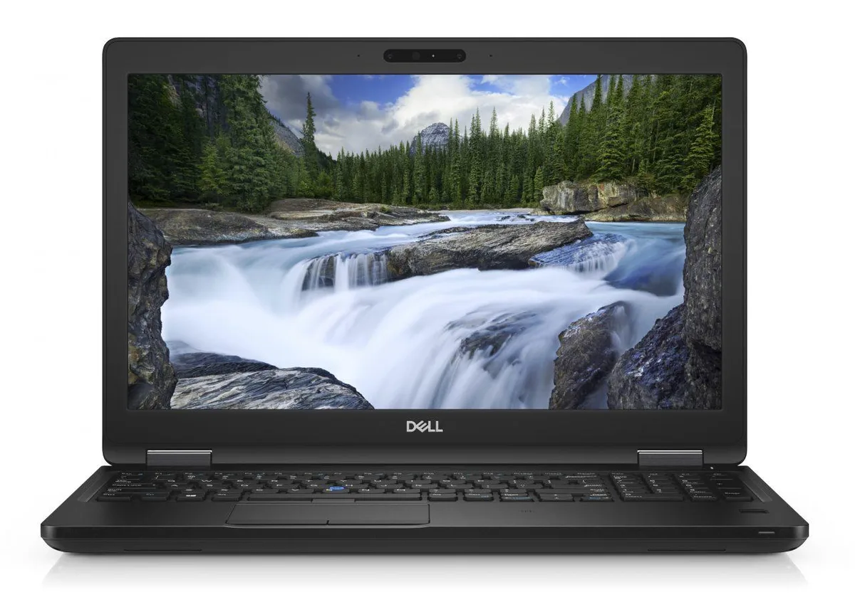 Silver Dell Latitude 5590 15.6 inch laptop closed view