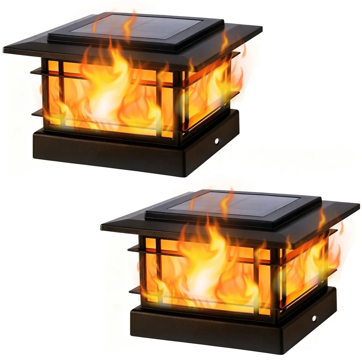 Dynaming-SFPL2 2-pack 4.7 in solar post lights — fotografia produktu
