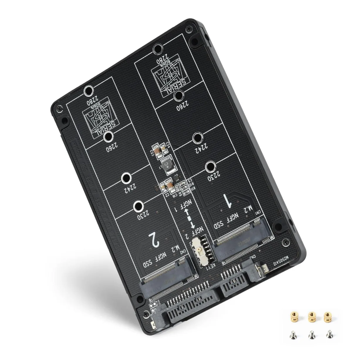 WRIARICH WRIARICH M.2 SATA NGFF to SATA Adapter B Key B+M Key 2230 2242 2260 2280 6Gbps 4TB — fotografija izdelka