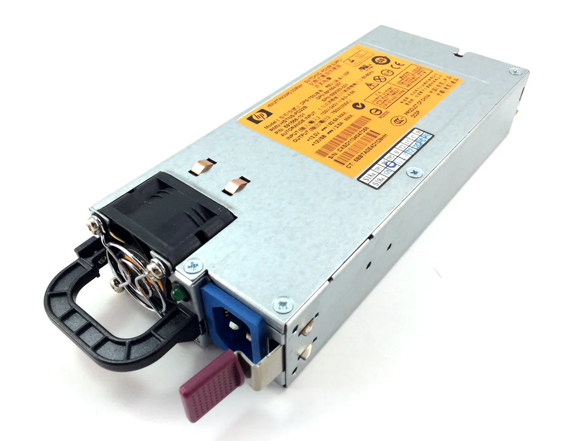 HP HP 750W redundant server power supply 599383-001 — 제품 사진