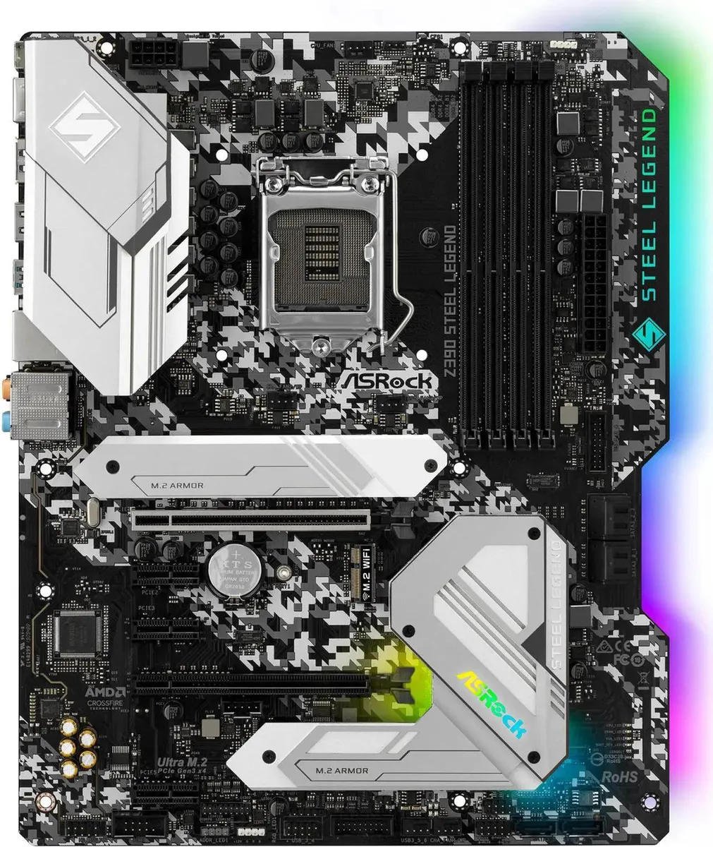 ASRock ASRock Z390 STEEL LEGEND Intel motherboard — product photo