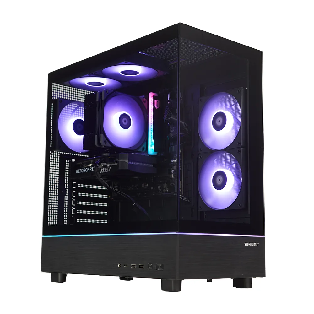 STORMCRAFT STORMCRAFT AL1470FCB-560N1 gaming PC i7-14700F RTX 5060 32GB DDR4 1TB NVMe — product photo