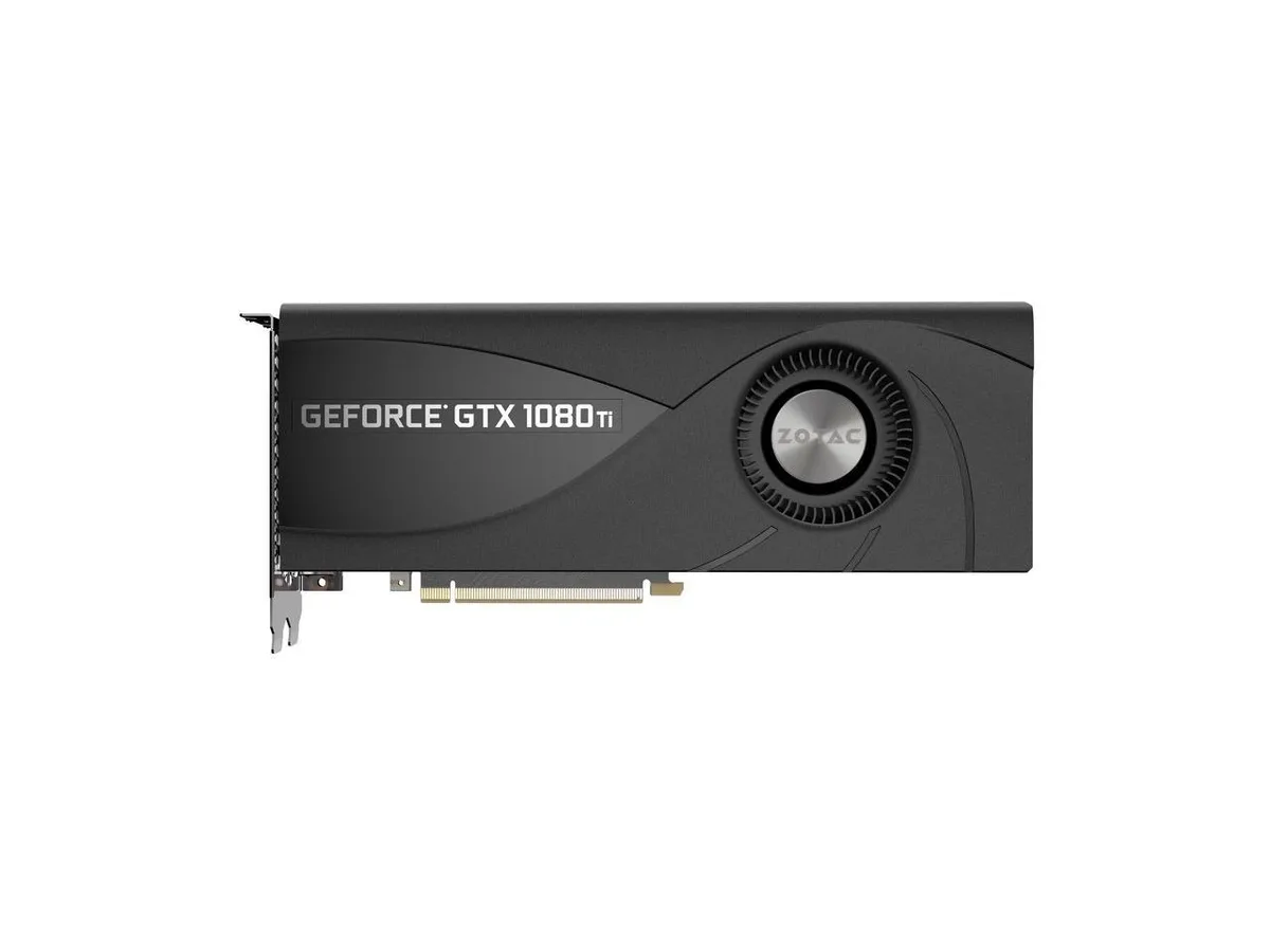 ZOTAC ZOTAC GeForce GTX 1080 Ti Blower 11GB GDDR5X graphics card — photo du produit