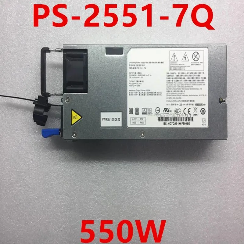 KHACHIMO RD452x 550W ATX power supply unit with matte black finish and cooling fan