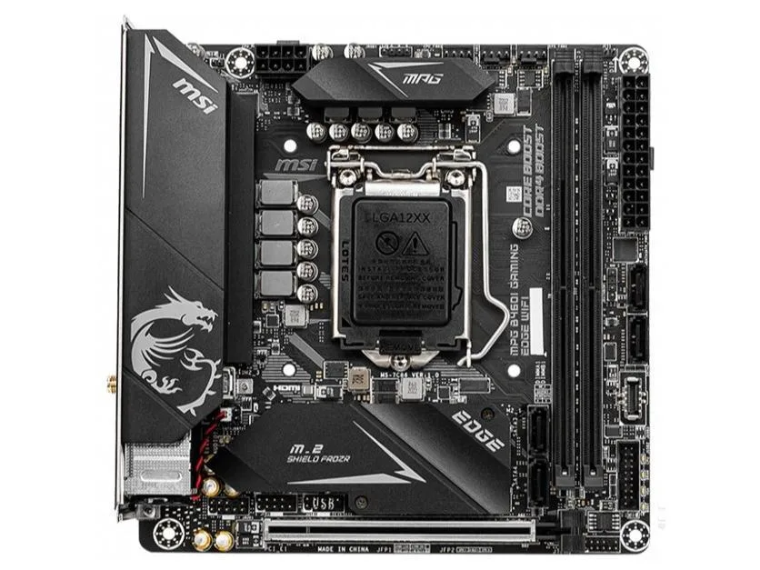 MSI MSI MPG B460I GAMING EDGE WIFI Intel motherboard — product photo