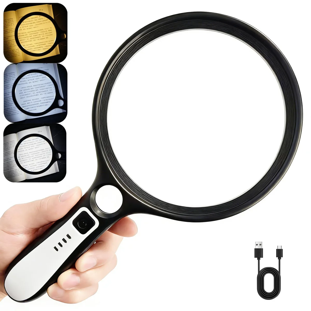 SKGXMAGN SK-145C 5.8" 10x LED Magnifier 12 Pack — fotografie produktu
