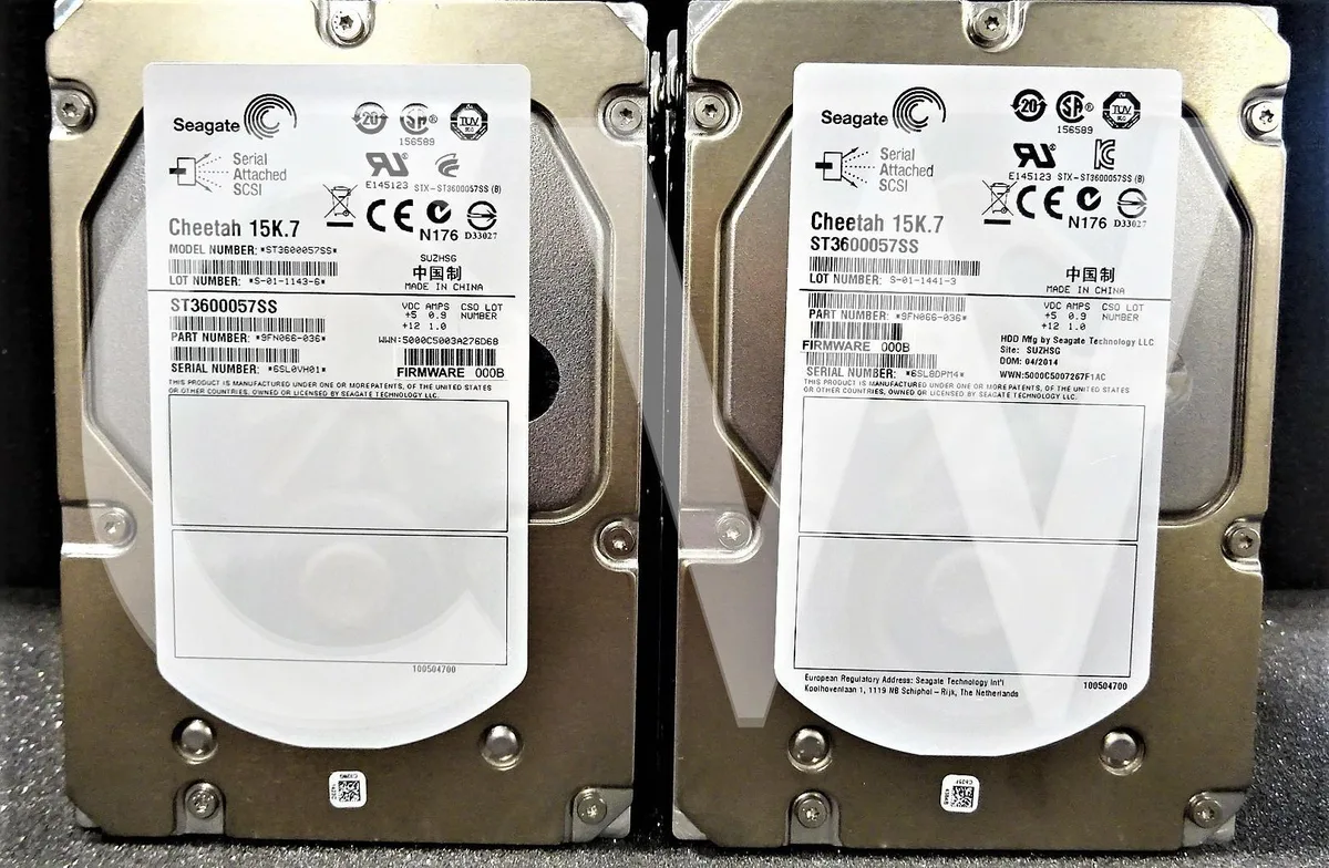 Seagate Seagate Cheetah 15K.7 ST3600057SS 600GB 15000RPM 16MB 3.5" SAS internal hard drive — 商品写真