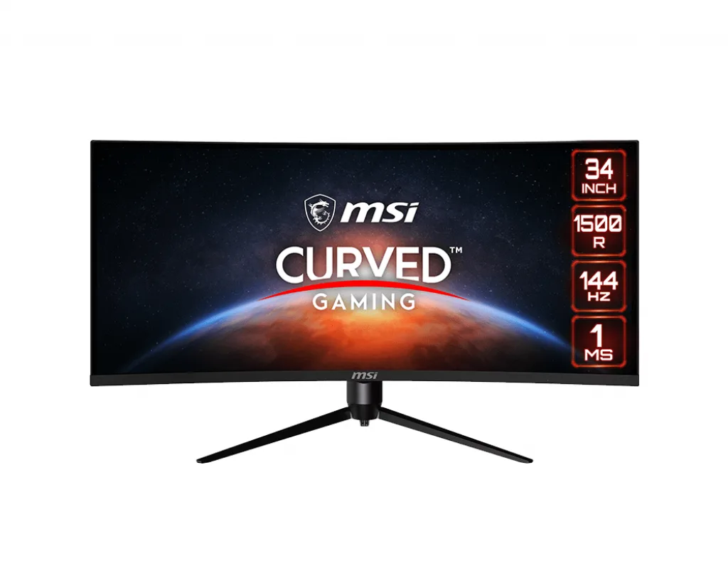 MSI MSI Optix MAG342CQR 34" 3440x1440 144Hz 1500R Curved Gaming Monitor — product photo