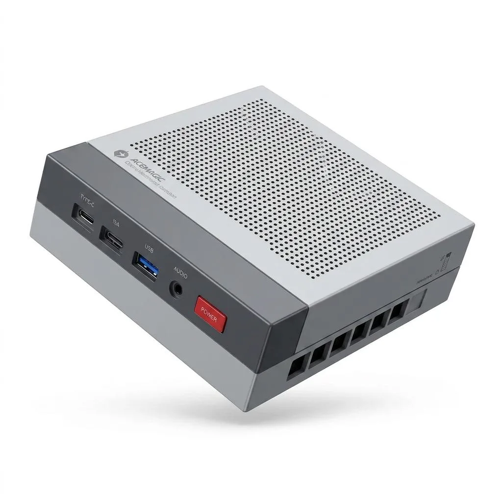ACEMAGIC ACEMAGIC Retro X3 Mini PC AMD Ryzen 7 H255 16GB 512GB Gray — ürün fotoğrafı