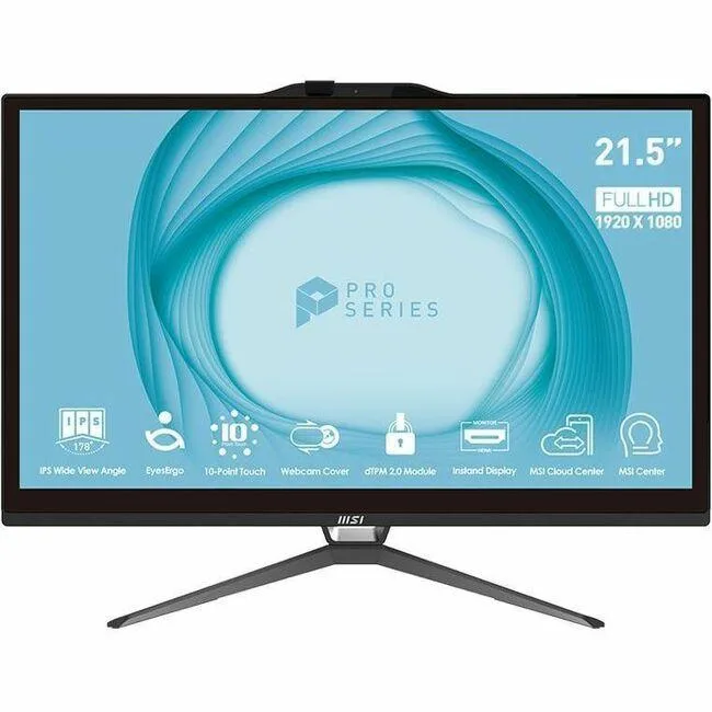 MSI MSI PRO AP222T 13M-059US all-in-one PC Intel Core i3-13100 8GB 512GB 21.5" Touchscreen — 商品写真