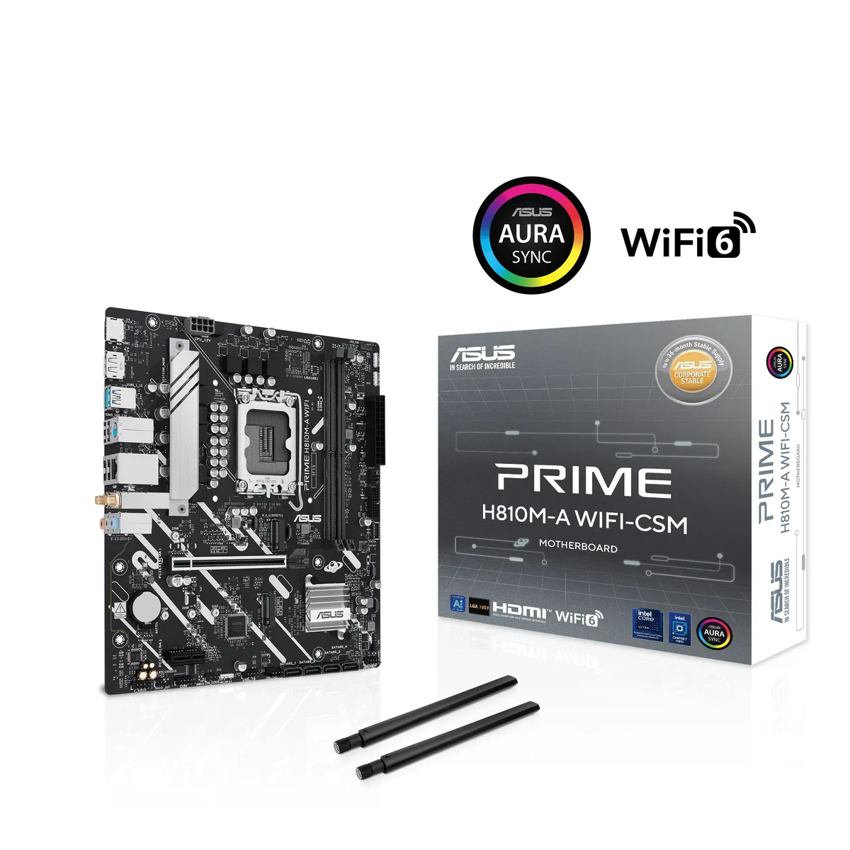 ASUS ASUS PRIME H810M-A WIFI-CSM Intel motherboard — product photo