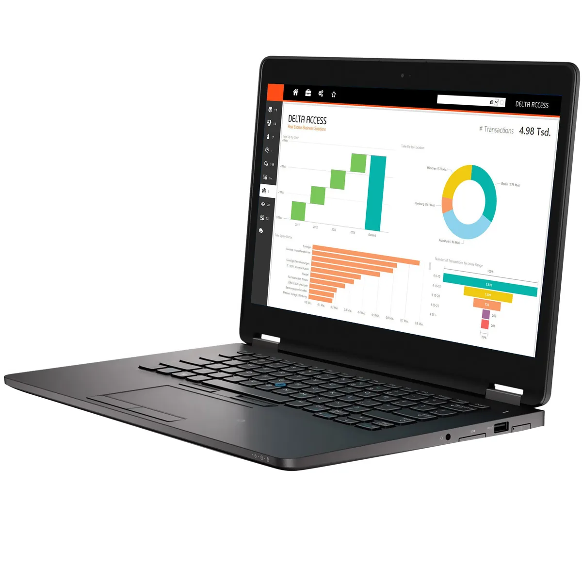 DELL DELL Latitude E7470 laptop 14.0" i5 6300U 8GB 256GB — 商品写真
