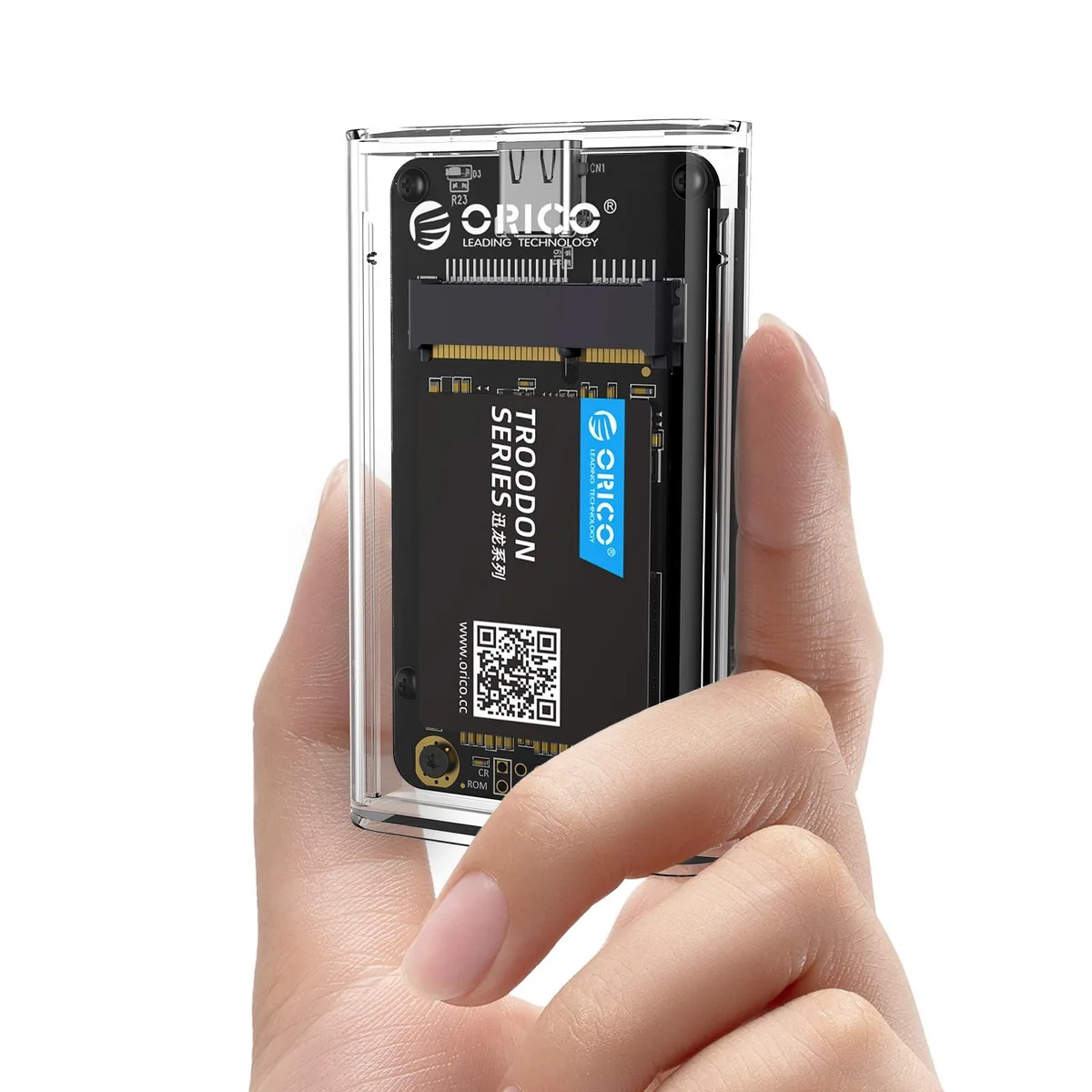 Orico Orico TC10 Transparent mSATA Enclosure 5Gbps USB 3.0 76.22x46x13mm — product photo