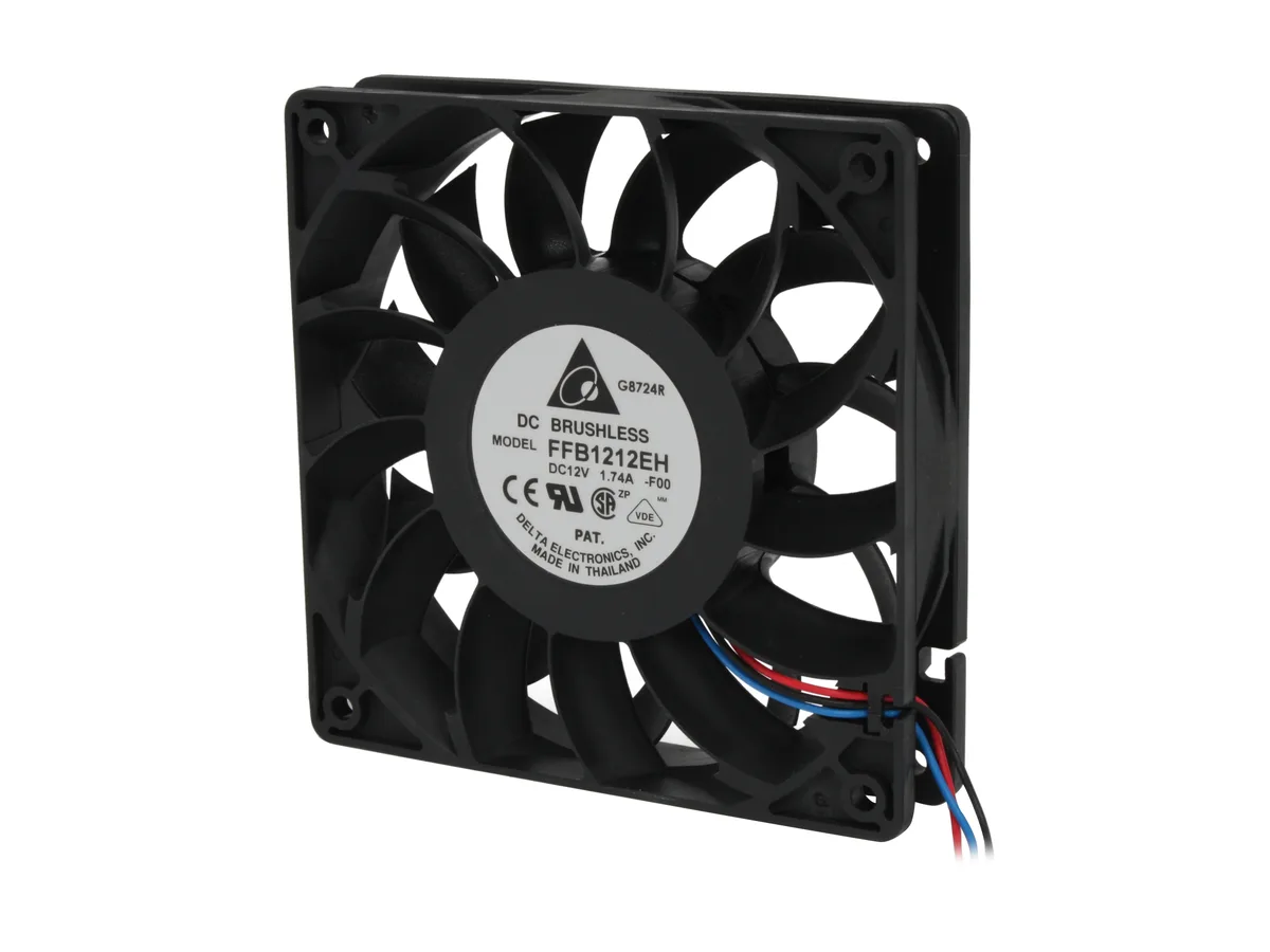 DELTA ELECTRONICS DELTA ELECTRONICS FFB1212EH-F00 120mm case fan 4000 RPM 150.33 CFM — foto produk