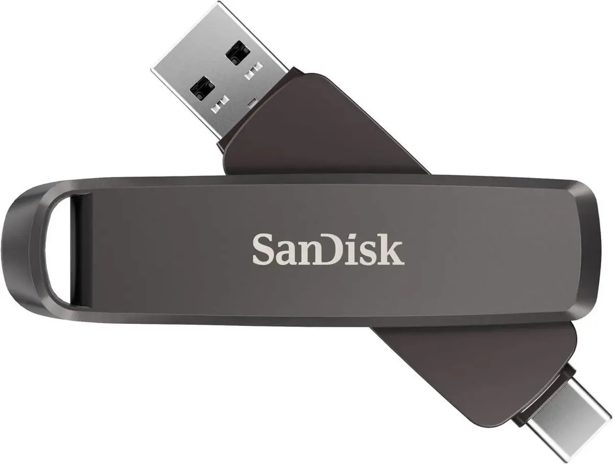 SanDisk SanDisk Extreme PRO Dual SDDDE1-256G-G46 256GB USB 3.2 Gen 2 USB Type-A and USB Type-C USB flash drive — photo du produit