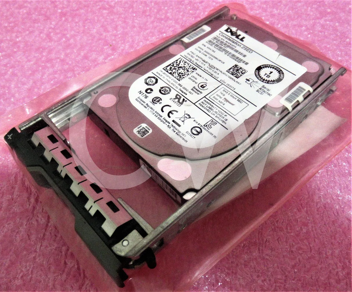 DELL DELL ST91000642SS 1TB 7.2KRPM 6Gbps 2.5" SAS internal hard drive with tray — 商品写真
